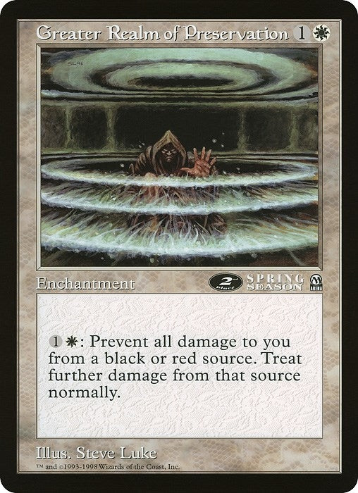 Image for Greater Realm of Preservation (2nd Place) (Arena League) (Oversize Cards) - Magic: The Gathering