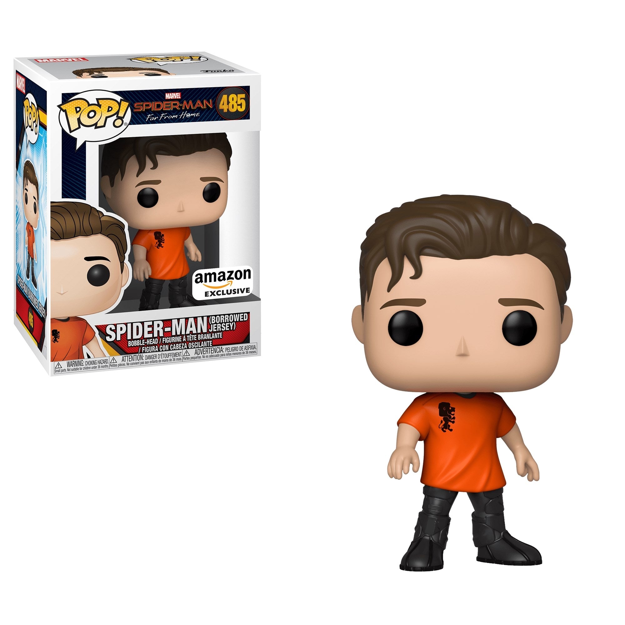 Image for Spider-Man Far From Home: Spider-Man (Borrowed Jersey) (Amazon Exclusive) - Funko
