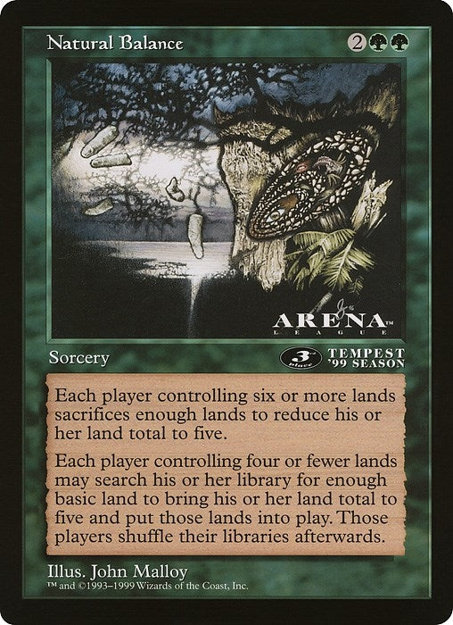 Image for Natural Balance (3rd Place) (Arena League) (Oversize Cards) - Magic: The Gathering