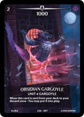 Image for Obsidian Gargoyle (Full Art) (LGS-007) (Argent Saga Promos) - Argent Saga TCG