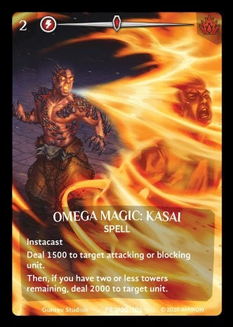 Image for Omega Magic: Kasai (Full Art) (PR2020-105) (Argent Saga Promos) - Argent Saga TCG