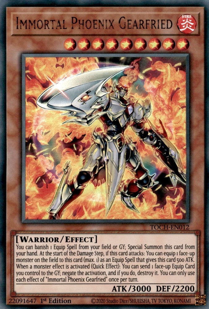 Image for Immortal Phoenix Gearfried (TOCH-EN012) (TOCH) - YuGiOh