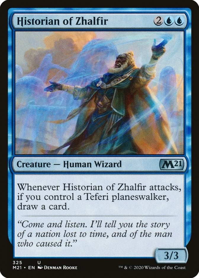 Image for Historian of Zhalfir (325) (Core Set 2021) - Magic: The Gathering