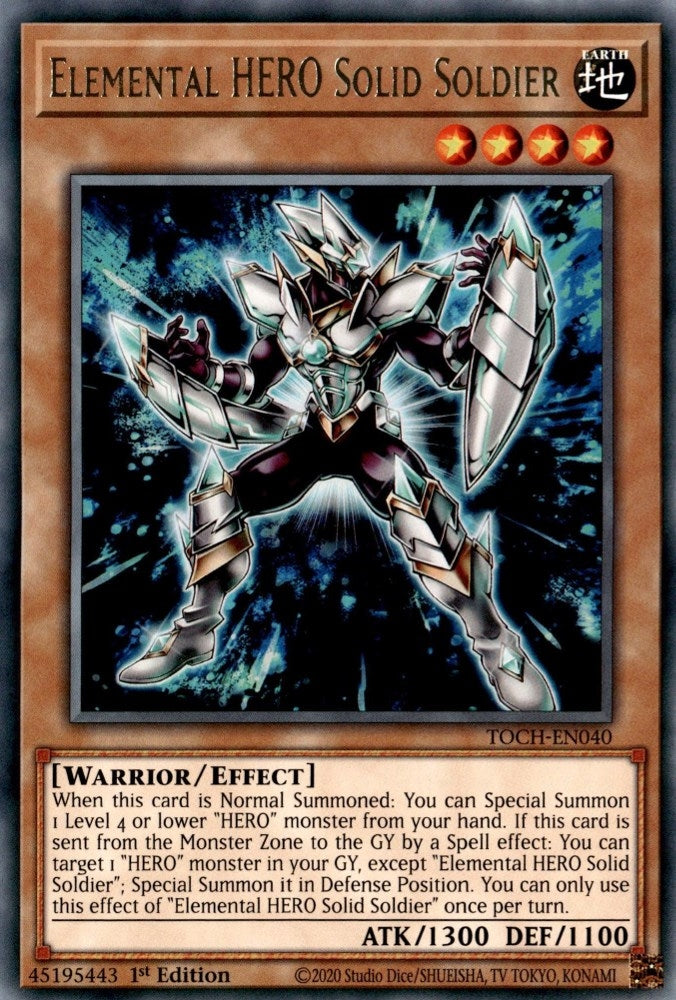 Image for Elemental HERO Solid Soldier (TOCH-EN040) (TOCH) - YuGiOh