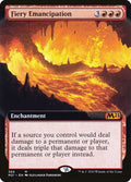 Image for Fiery Emancipation (Extended Art) (366) (Core Set 2021) - Magic: The Gathering