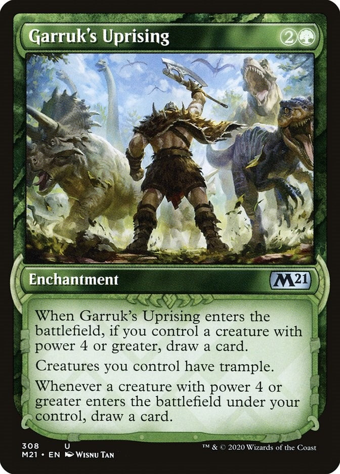 Image for Garruk's Uprising (Showcase) (308) (Core Set 2021) - Magic: The Gathering