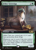 Image for Feline Sovereign (Extended Art) (374) (Core Set 2021) - Magic: The Gathering