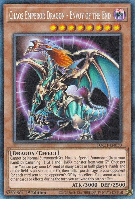 Chaos Emperor Dragon - Envoy of the End (CR) (TOCH-EN030) (TOCH)