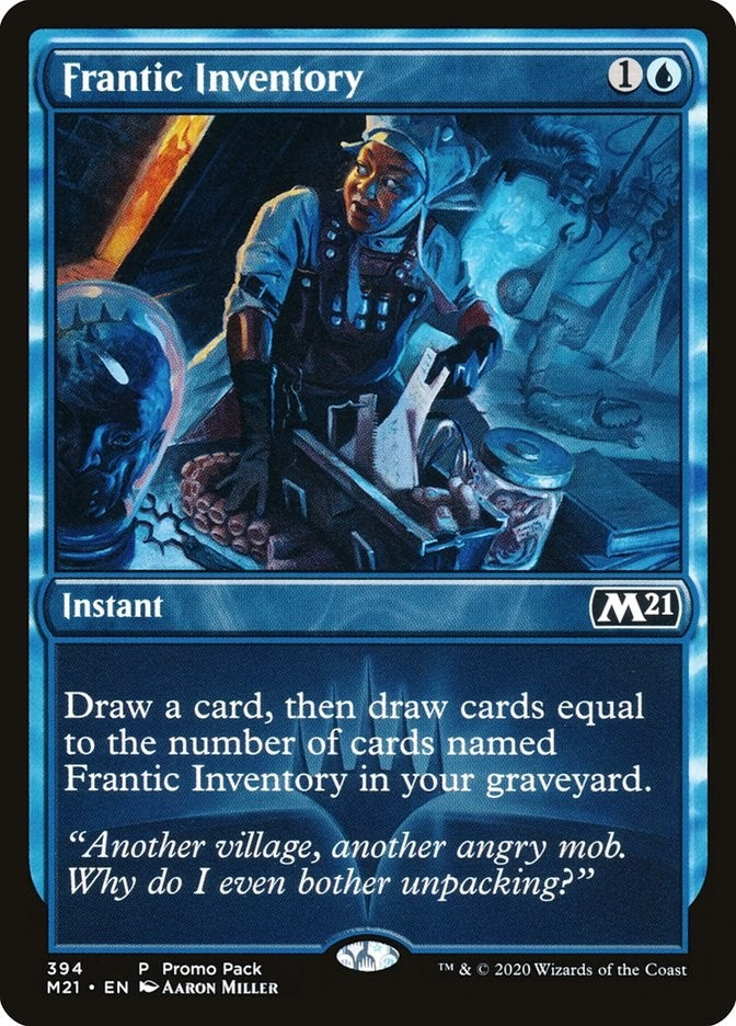 Image for Frantic Inventory (394) (Core Set 2021) - Magic: The Gathering