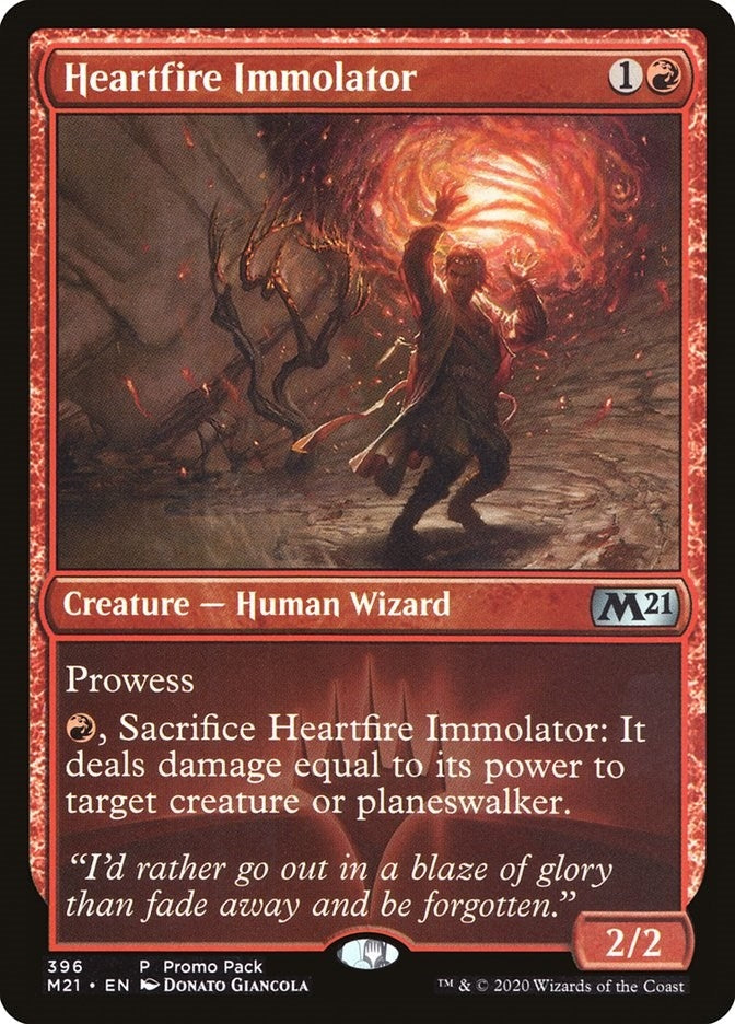 Image for Heartfire Immolator (396) (Core Set 2021) - Magic: The Gathering