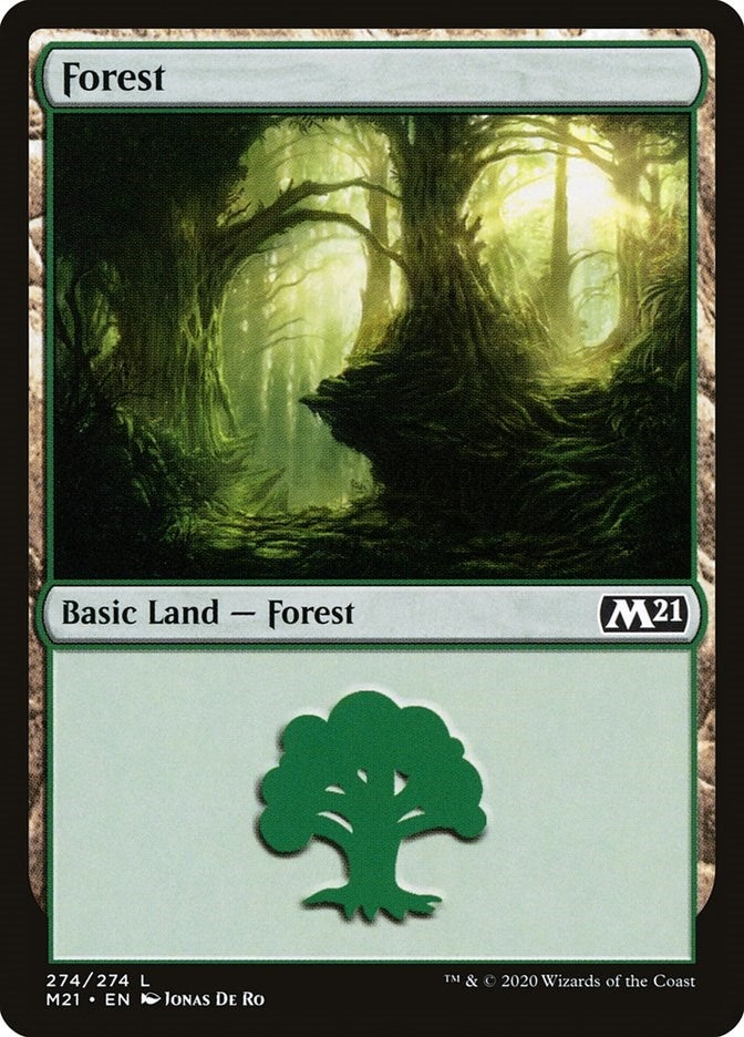 Image for Forest (274) (274) (Core Set 2021) - Magic: The Gathering