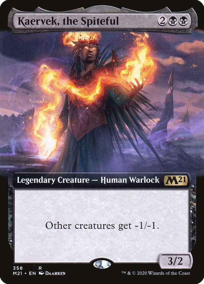 Image for Kaervek, the Spiteful (Extended Art) (358) (Core Set 2021) - Magic: The Gathering
