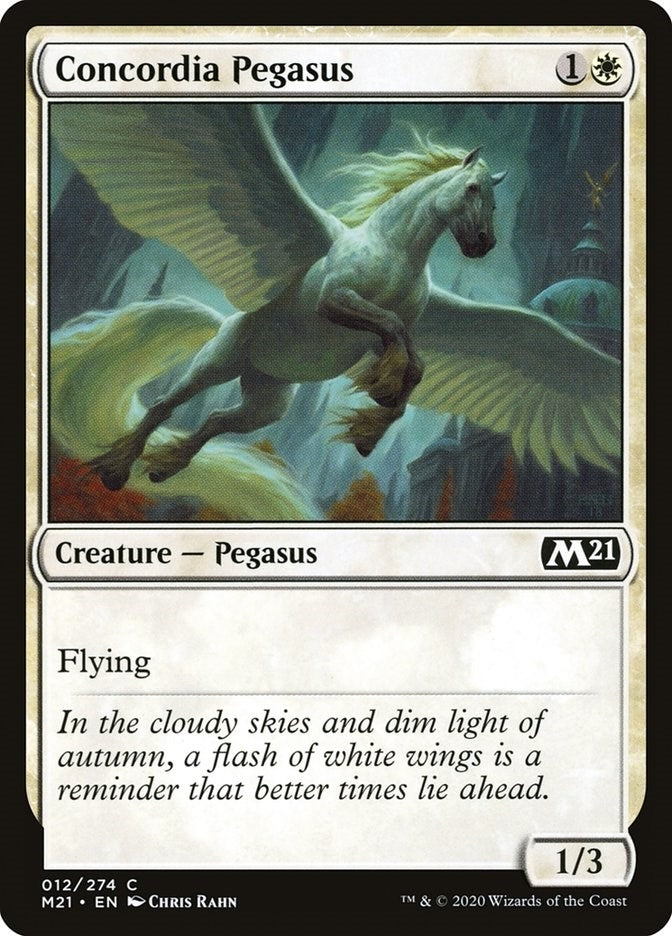 Image for Concordia Pegasus (12) (Core Set 2021) - Magic: The Gathering
