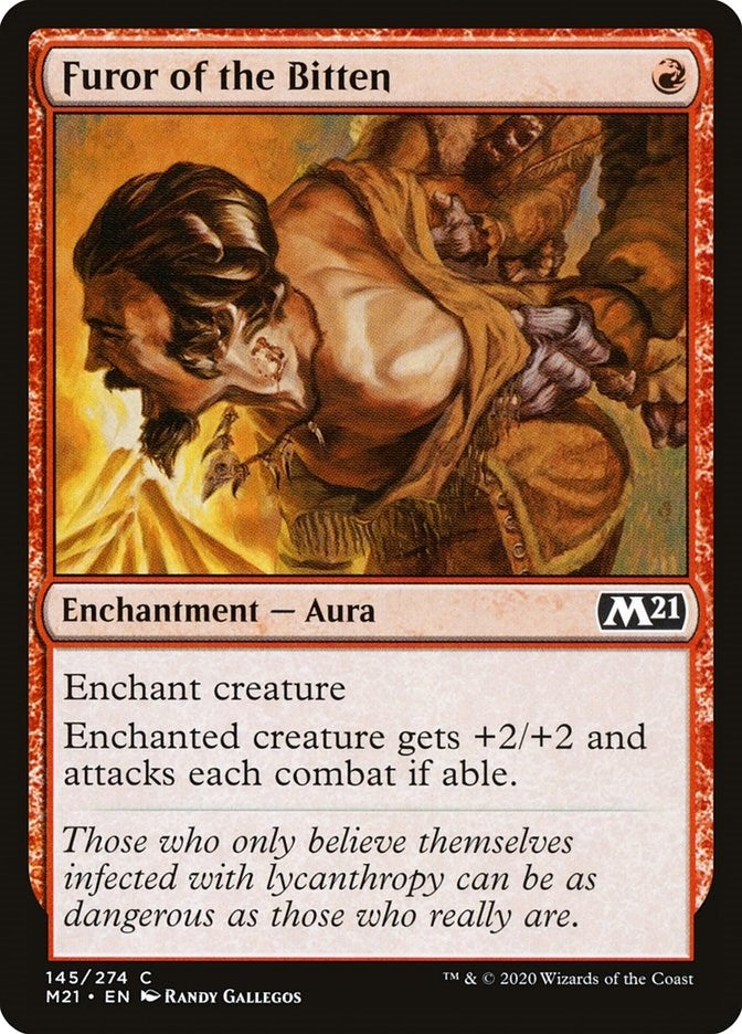 Image for Furor of the Bitten (145) (Core Set 2021) - Magic: The Gathering