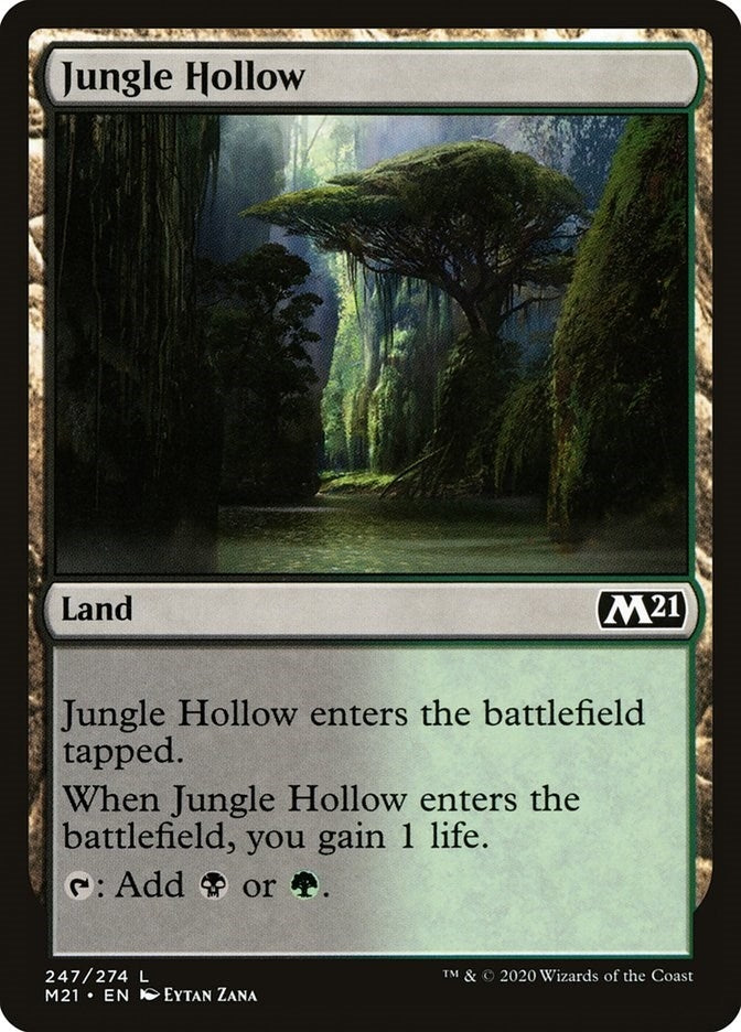 Image for Jungle Hollow (247) (Core Set 2021) - Magic: The Gathering