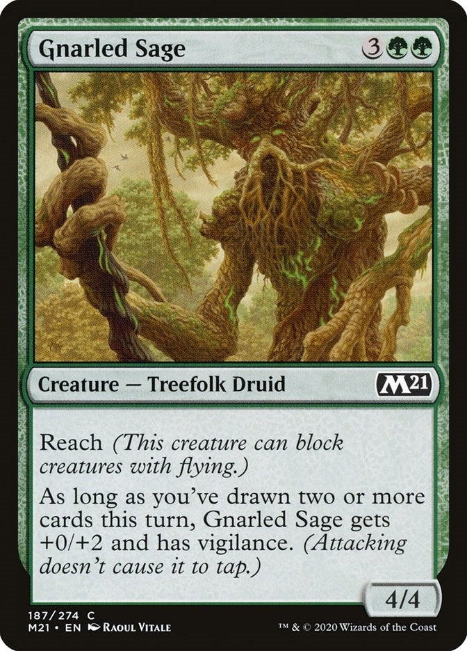 Image for Gnarled Sage (187) (Core Set 2021) - Magic: The Gathering