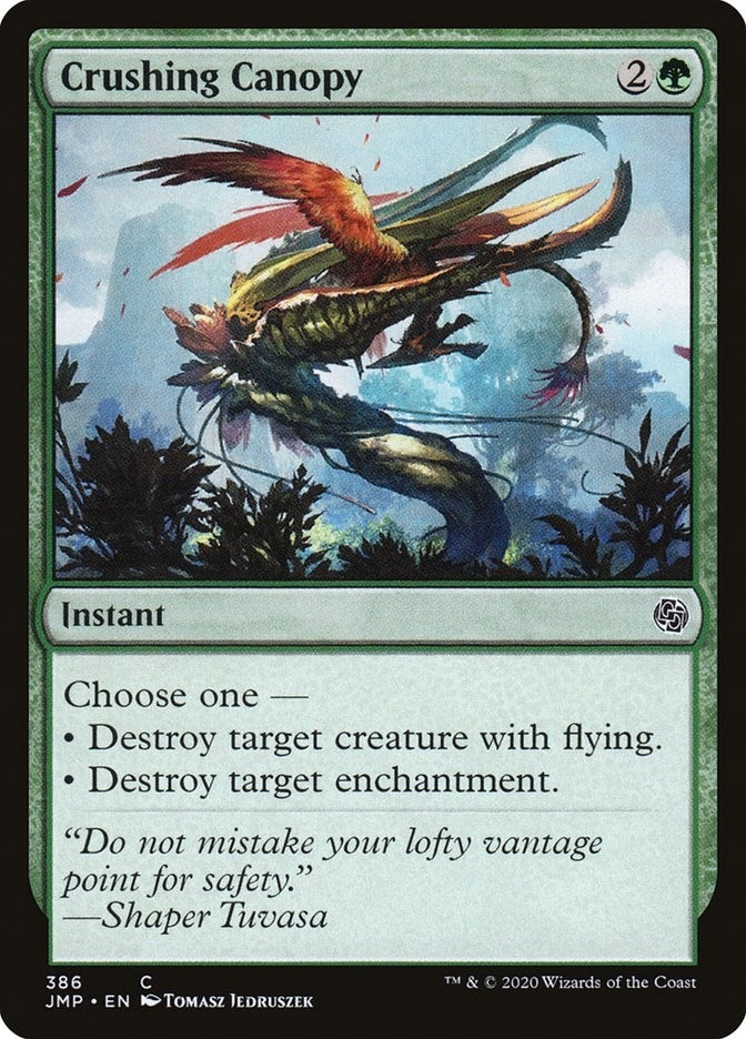 Image for Crushing Canopy (386) (Jumpstart) - Magic: The Gathering