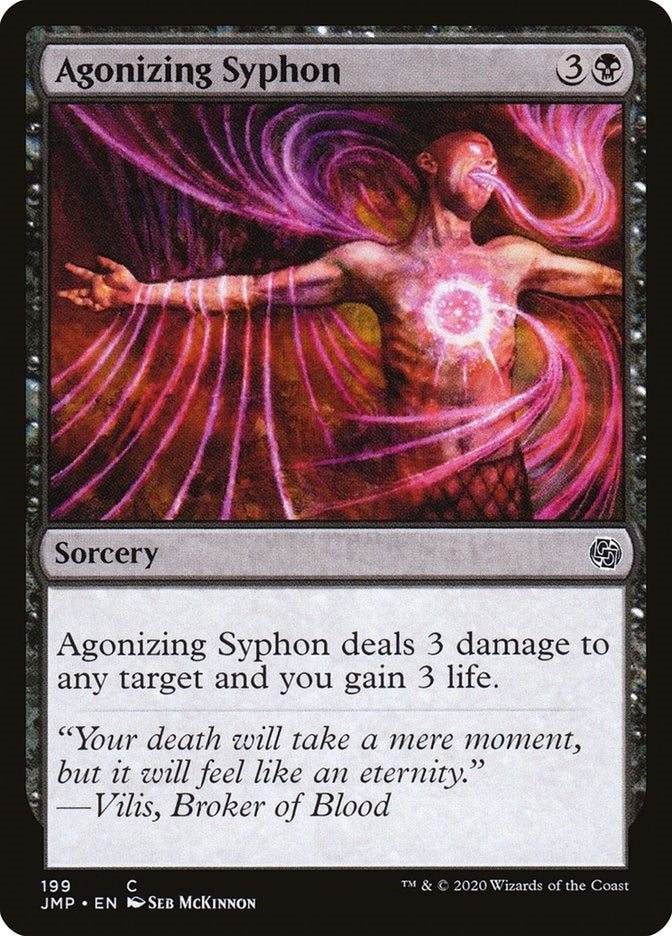 Image for Agonizing Syphon (199) (Jumpstart) - Magic: The Gathering
