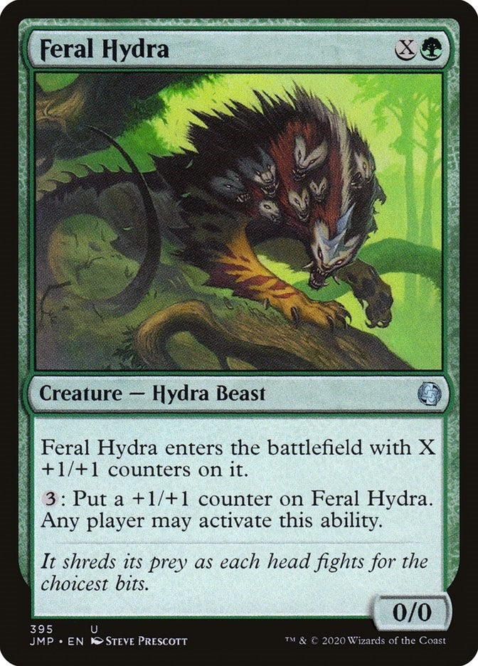 Image for Feral Hydra (395) (Jumpstart) - Magic: The Gathering