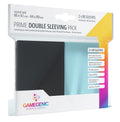 Image for GameGenic Prime Double Sleeving Pack - Clear/Black (80-Pack) - Card Sleeves
