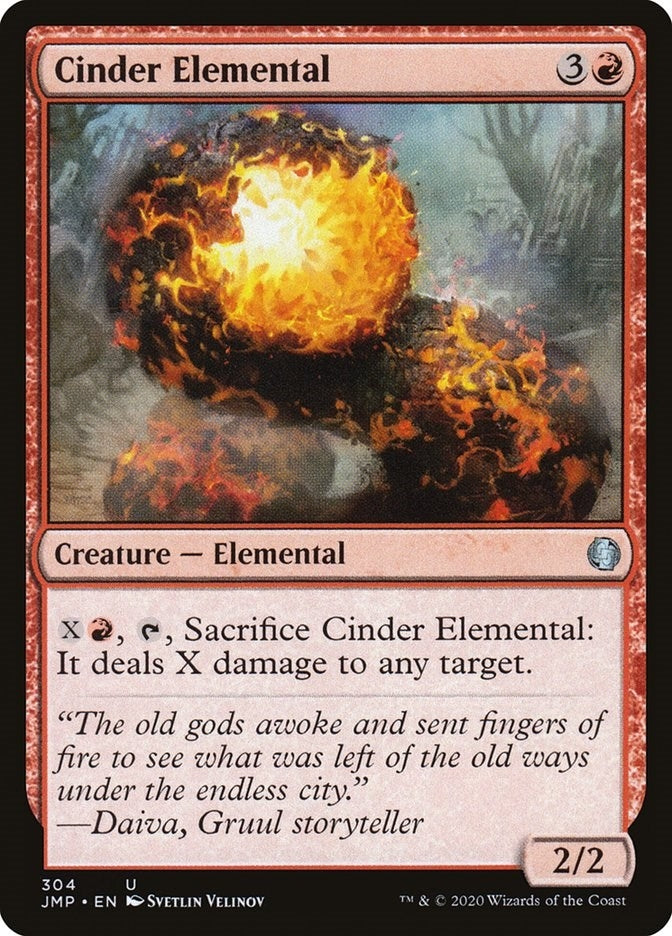 Image for Cinder Elemental (304) (Jumpstart) - Magic: The Gathering