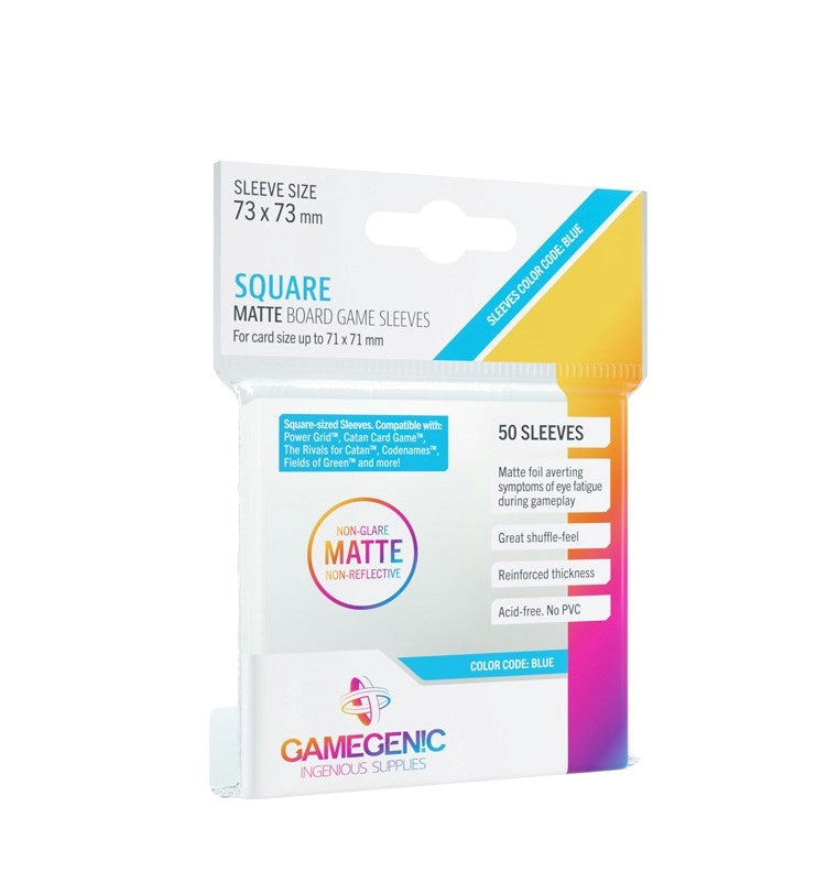 Image for GameGenic Matte Board Game Sleeves - Square (50-Pack) - Card Sleeves