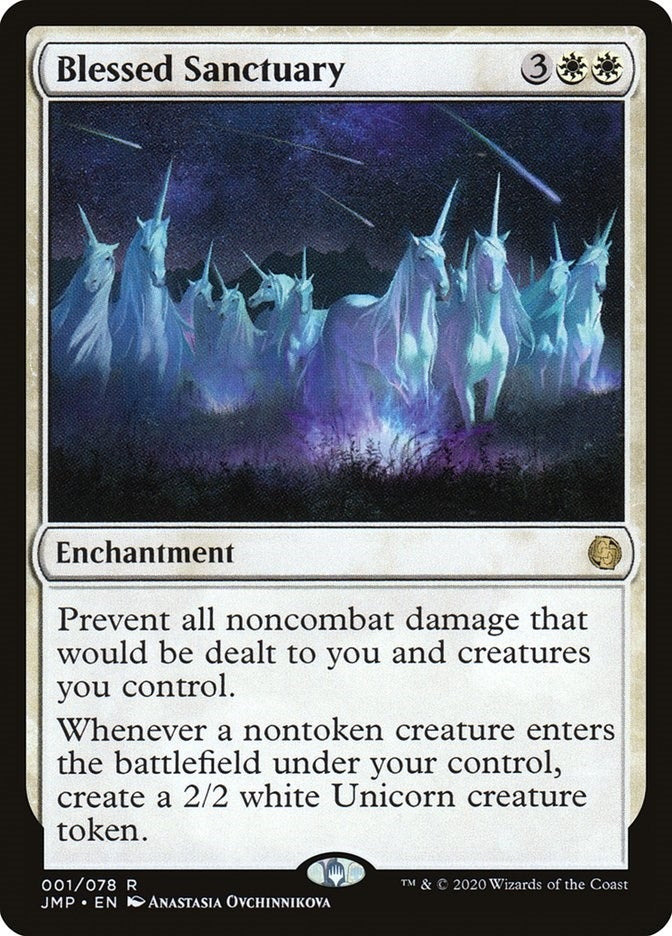 Image for Blessed Sanctuary (1) (Jumpstart) - Magic: The Gathering