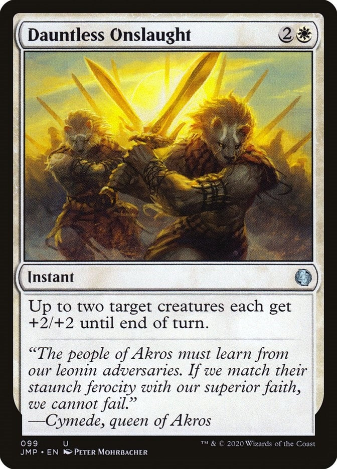 Image for Dauntless Onslaught (99) (Jumpstart) - Magic: The Gathering