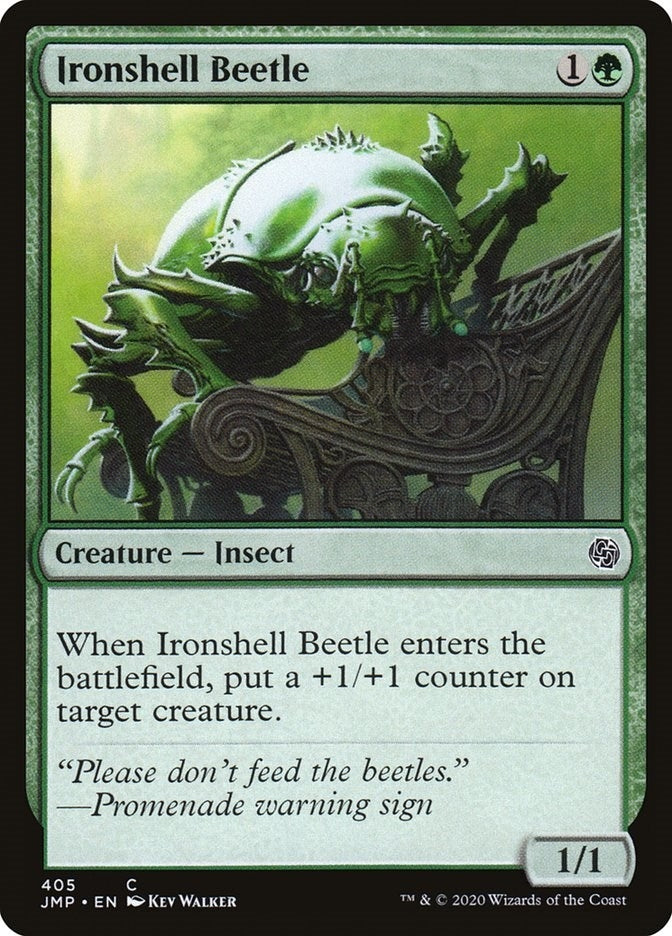 Image for Ironshell Beetle (405) (Jumpstart) - Magic: The Gathering