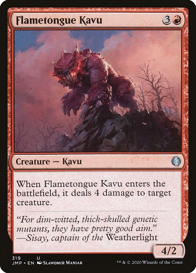 Image for Flametongue Kavu (319) (Jumpstart) - Magic: The Gathering
