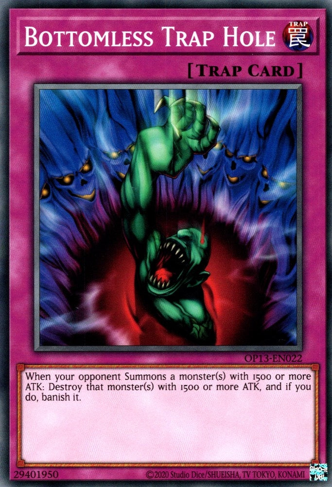 Image for Bottomless Trap Hole (OP13-EN022) (OP13) - YuGiOh