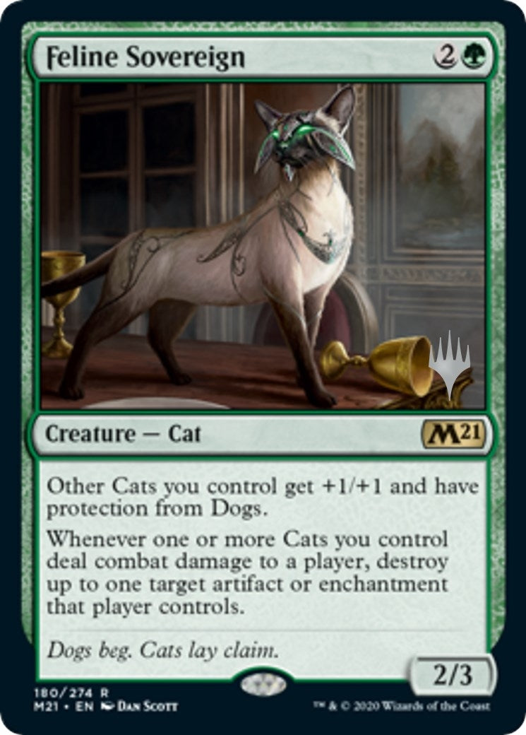 Image for Feline Sovereign (180) (Core Set 2021) - Magic: The Gathering