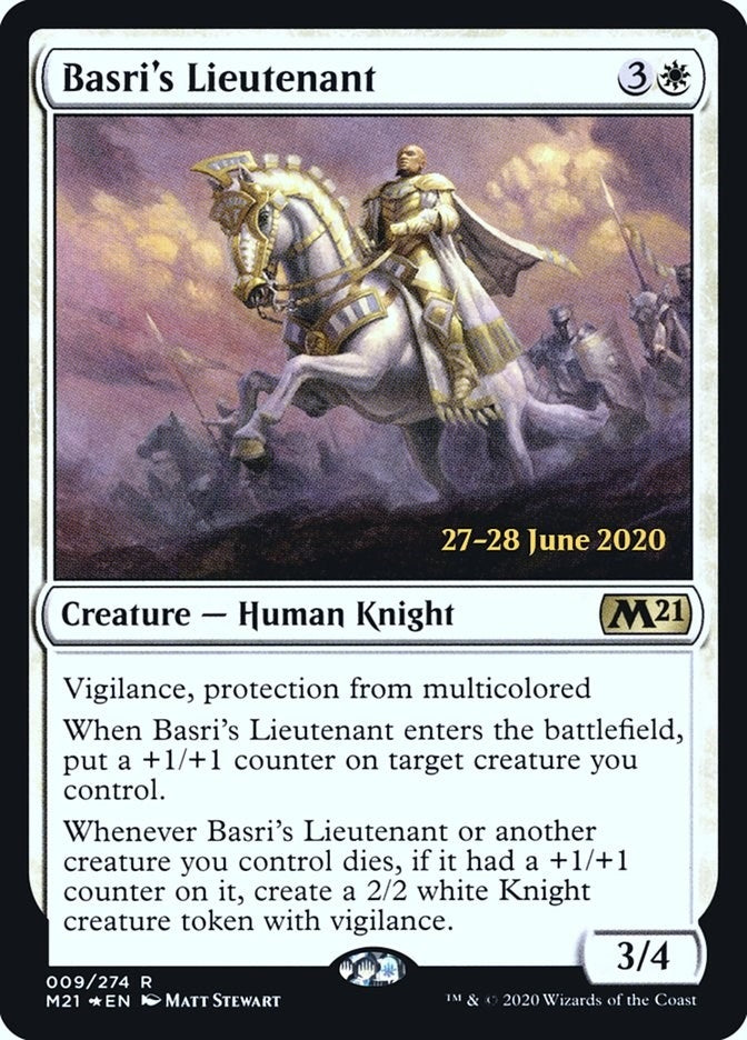 Image for Basri's Lieutenant (9) (Prerelease Cards) - Magic: The Gathering