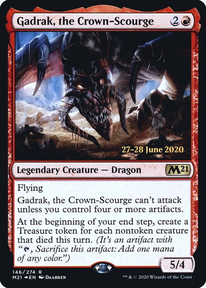 Image for Gadrak, the Crown-Scourge (146) (Prerelease Cards) - Magic: The Gathering