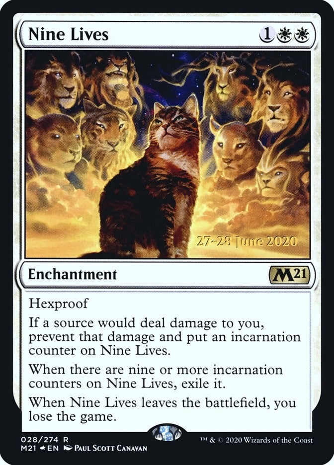 Image for Nine Lives (28) (Prerelease Cards) - Magic: The Gathering
