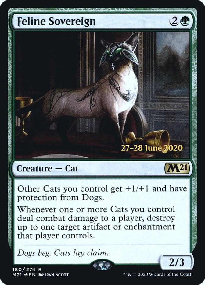 Image for Feline Sovereign (180) (Prerelease Cards) - Magic: The Gathering