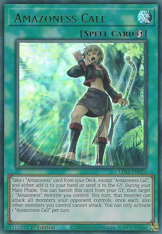 Image for Amazoness Call (Green) (LDS1-EN024) (LDS1) - YuGiOh