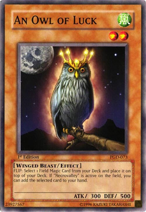 Image for An Owl of Luck (PGD-073) (PGD) - YuGiOh