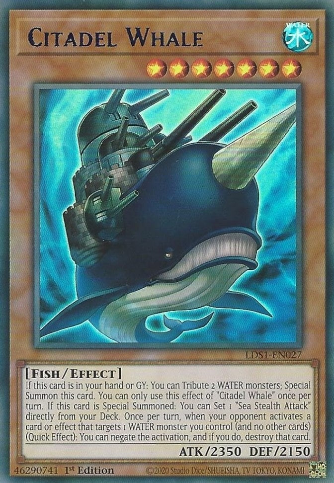 Image for Citadel Whale (Blue) (LDS1-EN027) (LDS1) - YuGiOh