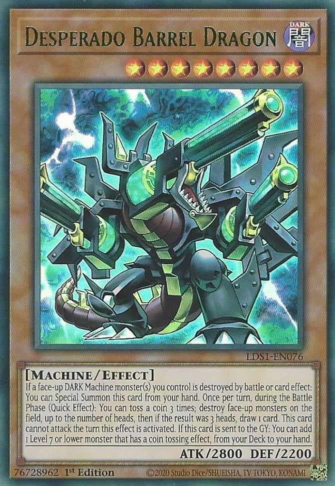 Image for Desperado Barrel Dragon (Green) (LDS1-EN076) (LDS1) - YuGiOh