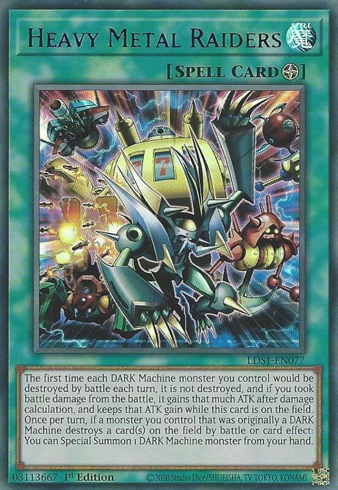 Image for Heavy Metal Raiders (Blue) (LDS1-EN077) (LDS1) - YuGiOh