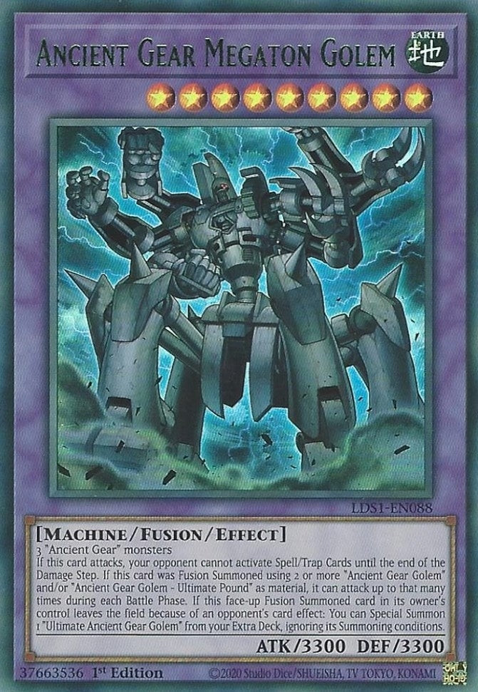 Image for Ancient Gear Megaton Golem (Green) (LDS1-EN088) (LDS1) - YuGiOh