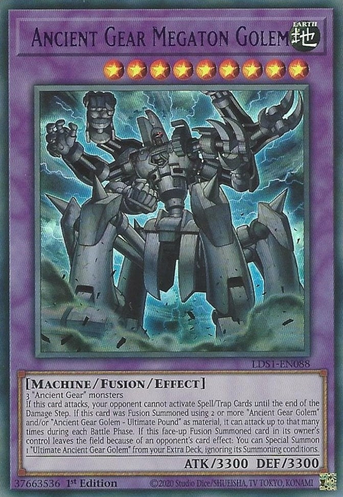 Image for Ancient Gear Megaton Golem (Purple) (LDS1-EN088) (LDS1) - YuGiOh