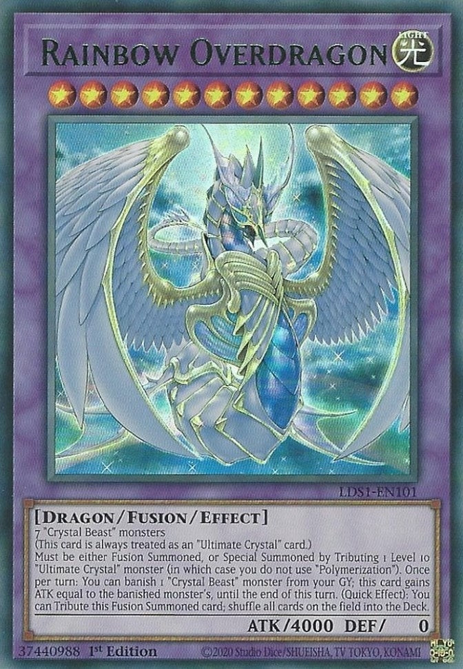 Image for Rainbow Overdragon (Green) (LDS1-EN101) (LDS1) - YuGiOh