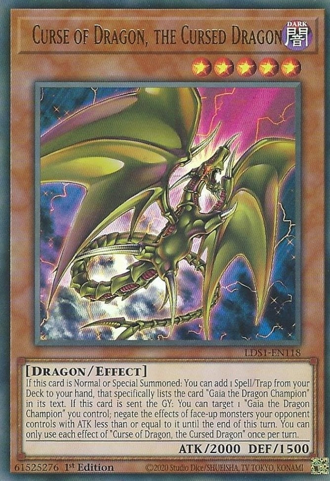 Image for Curse of Dragon, the Cursed Dragon (LDS1-EN118) (LDS1) - YuGiOh