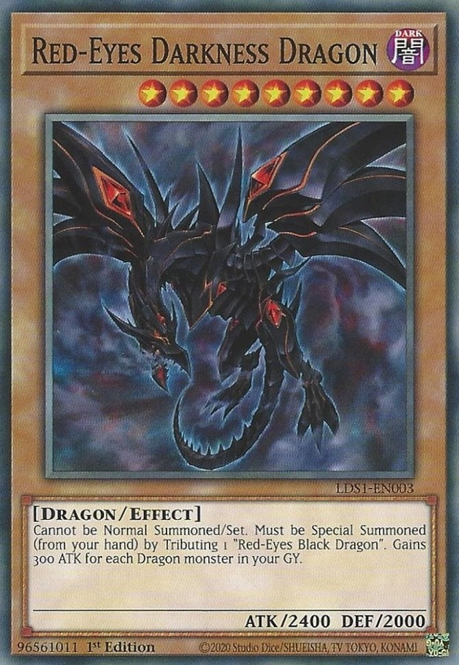 Image for Red-Eyes Darkness Dragon (LDS1-EN003) (LDS1) - YuGiOh