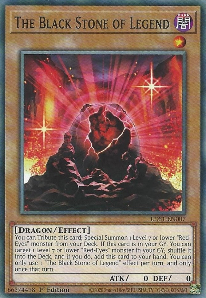 Image for The Black Stone of Legend (LDS1-EN007) (LDS1) - YuGiOh