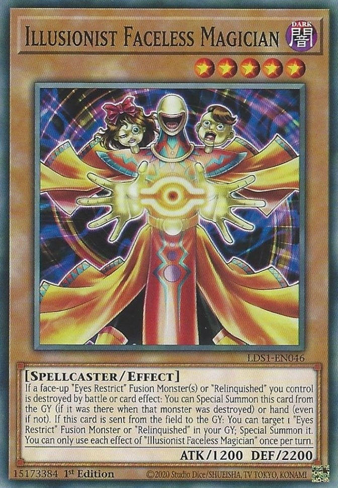 Image for Illusionist Faceless Magician (LDS1-EN046) (LDS1) - YuGiOh