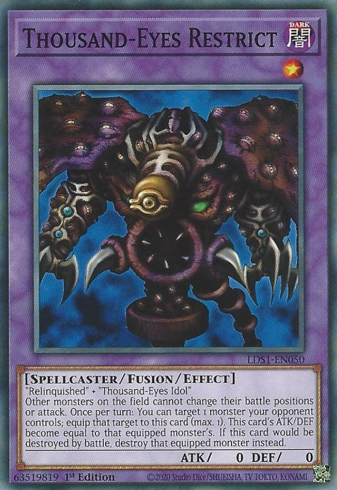 Image for Thousand-Eyes Restrict (LDS1-EN050) (LDS1) - YuGiOh