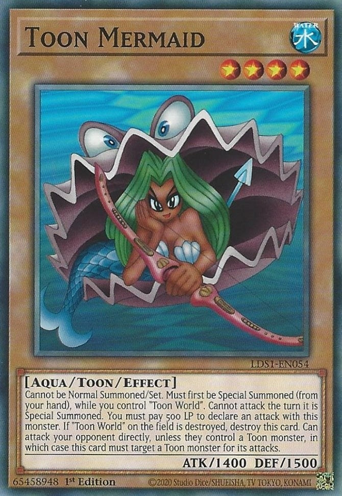 Image for Toon Mermaid (LDS1-EN054) (LDS1) - YuGiOh